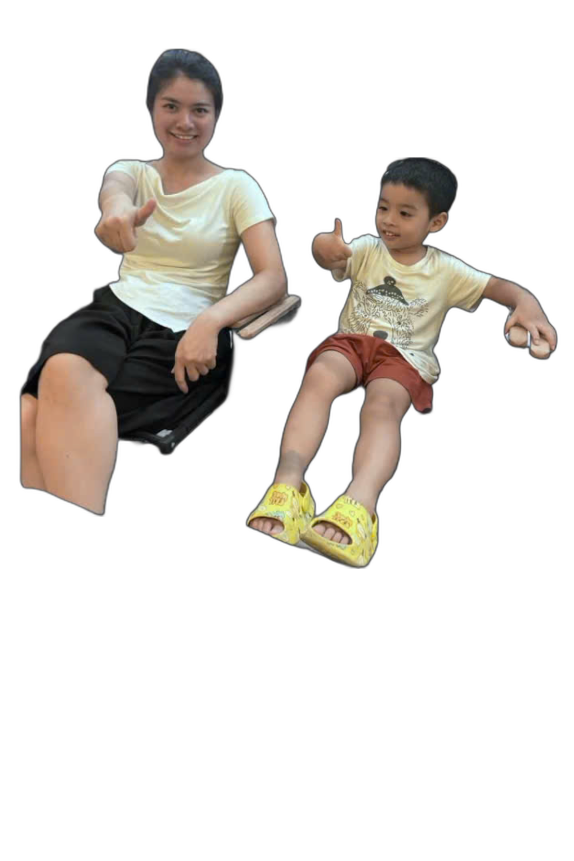 thiết kế móc khoá hình mẹ con