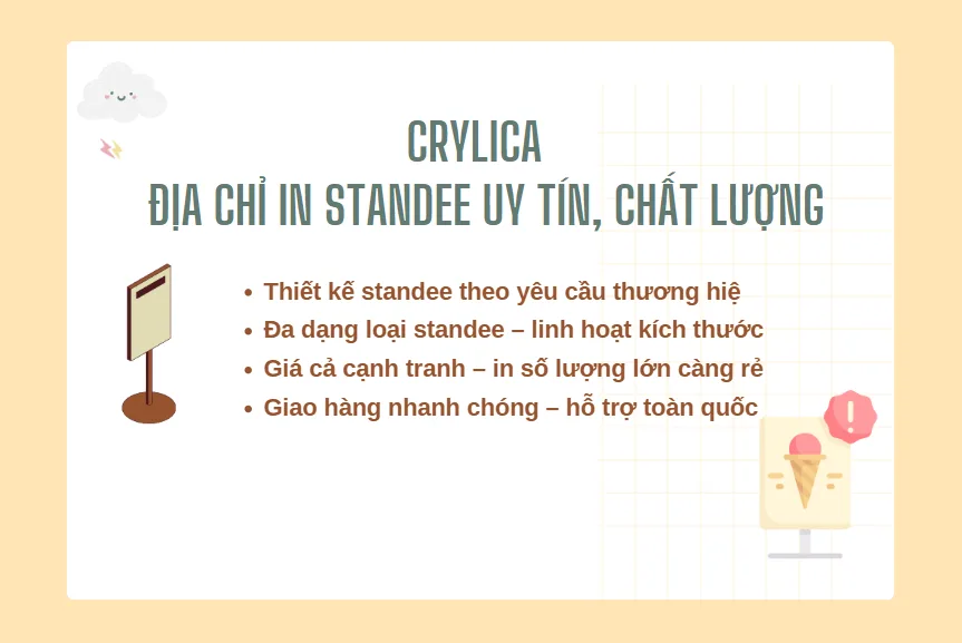 Các tiêu chí đánh giá xưởng in standee chuyên nghiệp