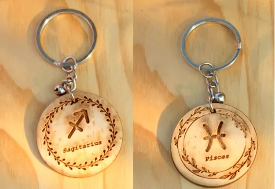 Móc chìa khóa cung hoàng đạo – chọn mẫu hợp tính cách bạn