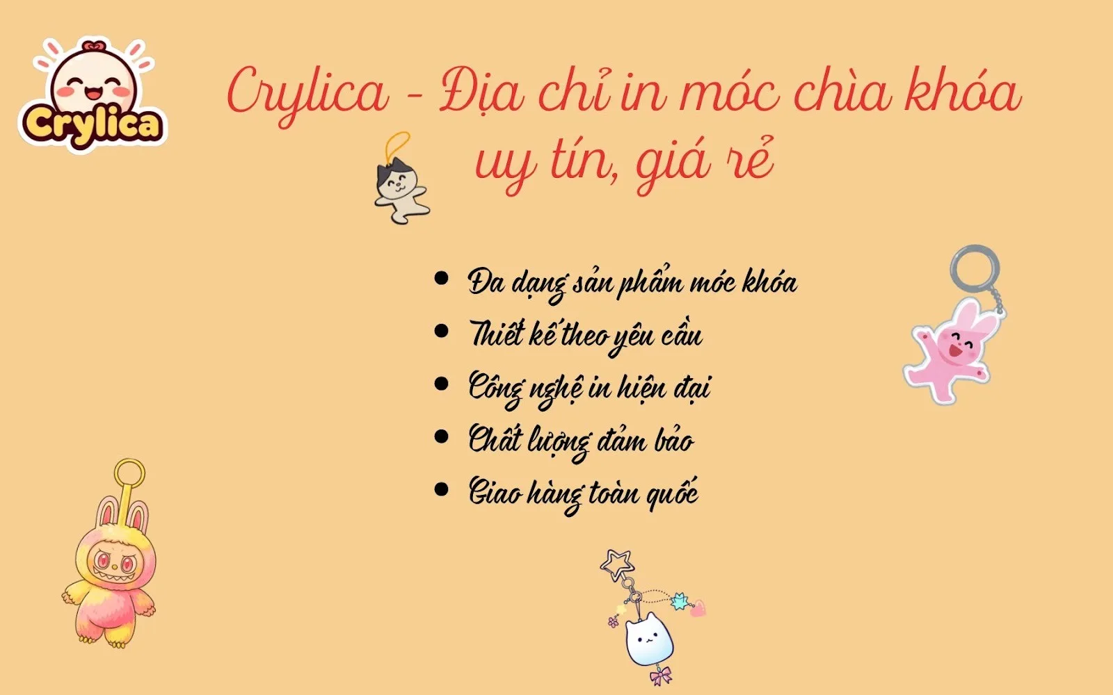 In móc chìa khóa ở đâu uy tín, giá rẻ?