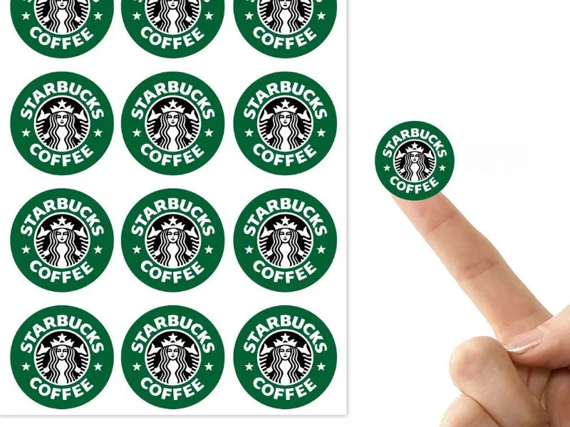 In sticker logo theo yêu cầu một chiếc cũng in